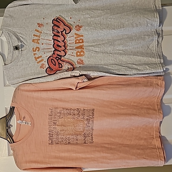 2 fall themed tees, Bella Canvas XL and Gildan 2XL, - Picture 14 of 15